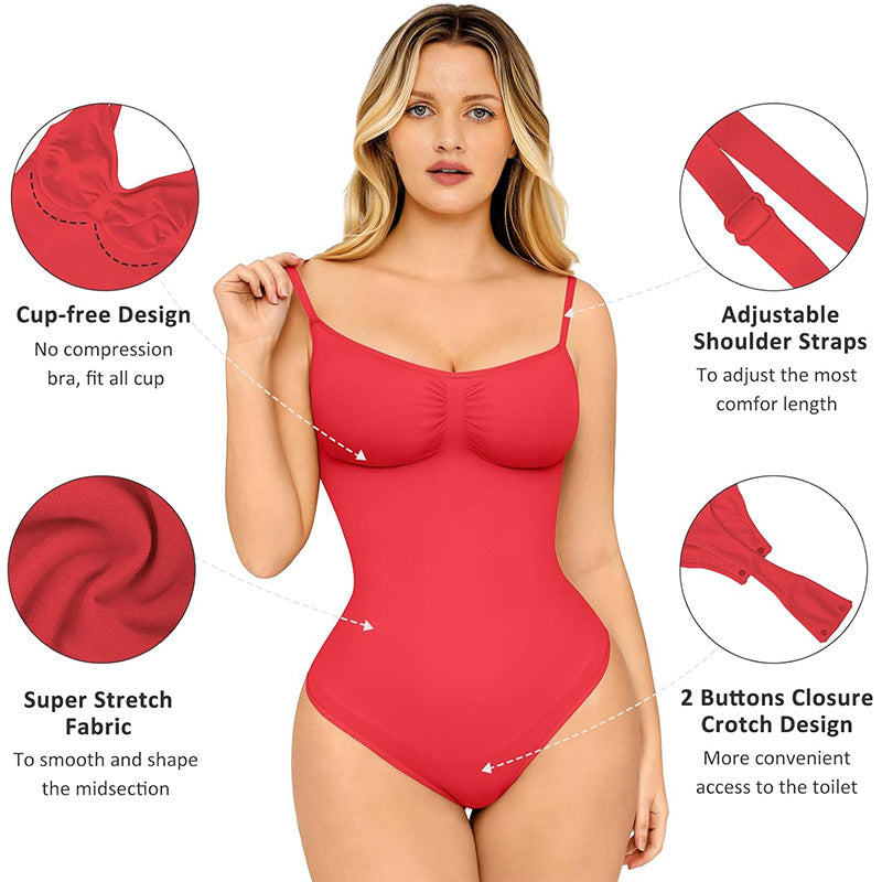 Seamless Sculpting Corset Shapewear – Tummy Control, Waist Trainer & Booty Lift Body Shaper (All-Season Comfort)