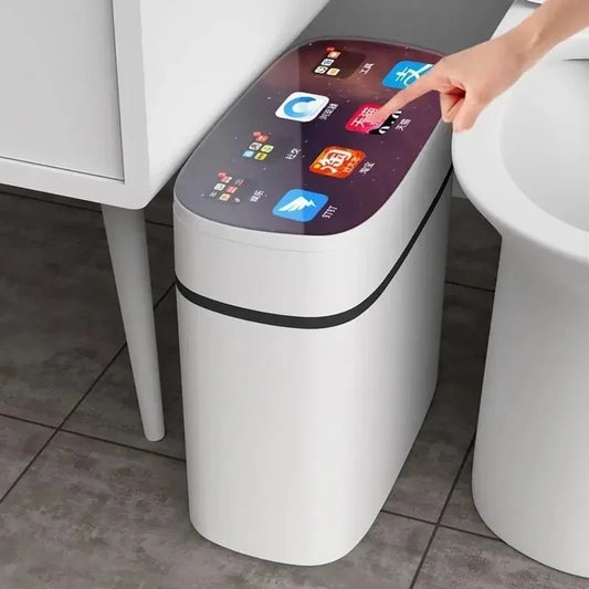 Poubelle intelligente à capteur avec ouverture automatique du couvercle