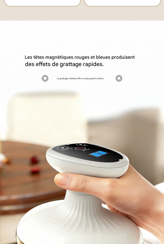 brosse électrique pour méridiens – Massage abdominal à domicile .